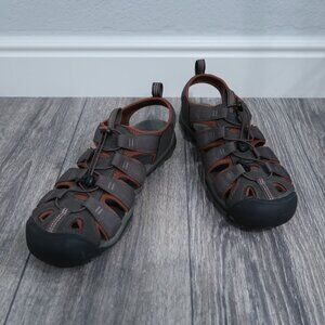 Keen Shoes Mens 12 Brown Clearwater CNX H2 Water Sport Sandals Outdoors Comfort